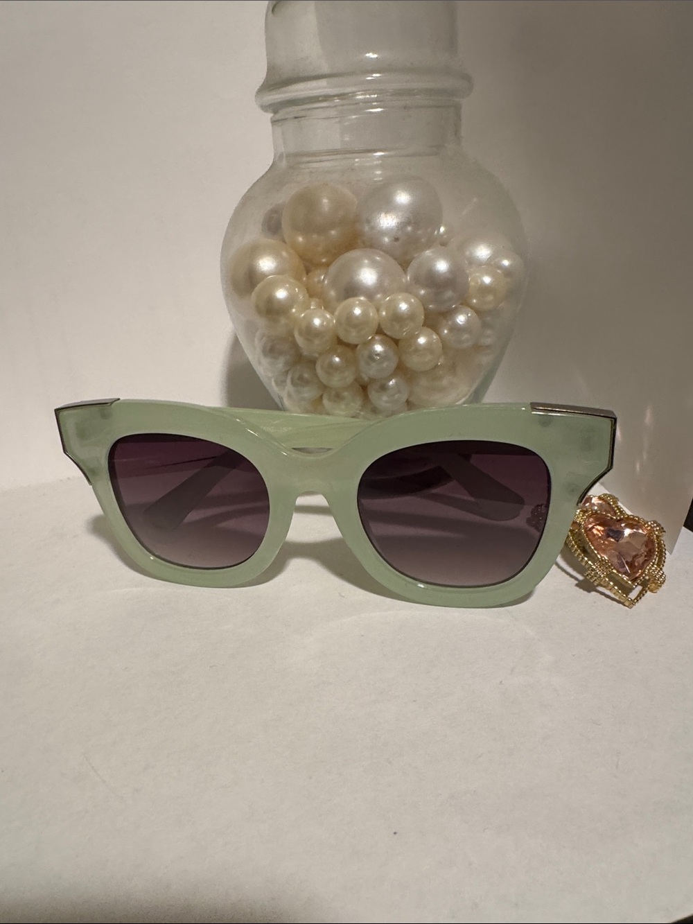 Classic Women's Sunglasses in Mint Green